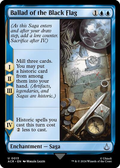 Ballad of the Black Flag (Universes Beyond: Assassin's Creed) Near Mint Foil