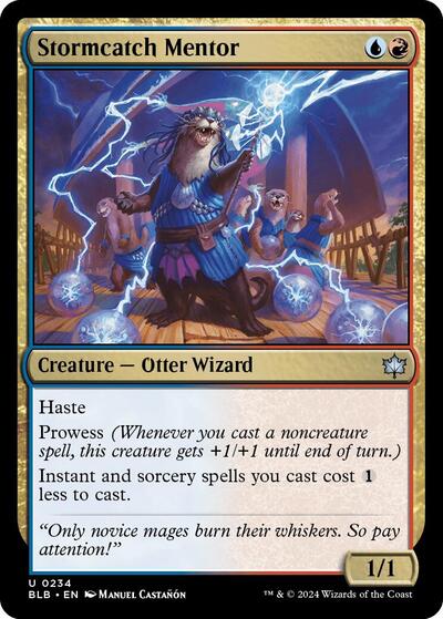 Stormcatch Mentor (Bloomburrow) Near Mint Foil