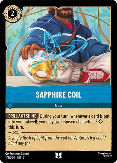 Sapphire Coil (Archazia's Island) Near Mint