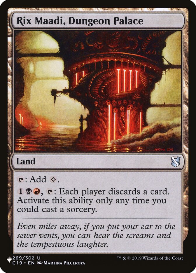 Rix Maadi, Dungeon Palace (The List) Near Mint
