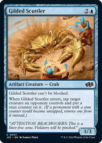 Gilded Scuttler (Foundations Jumpstart) Near Mint