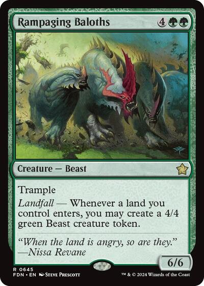 Rampaging Baloths (Foundations) Near Mint