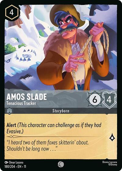 Amos Slade - Tenacious Tracker (Winterspell) Near Mint Cold Foil