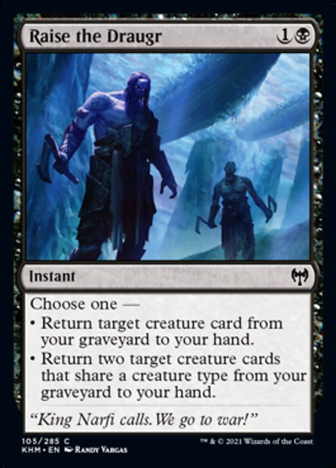 Raise the Draugr (Kaldheim) Near Mint Foil