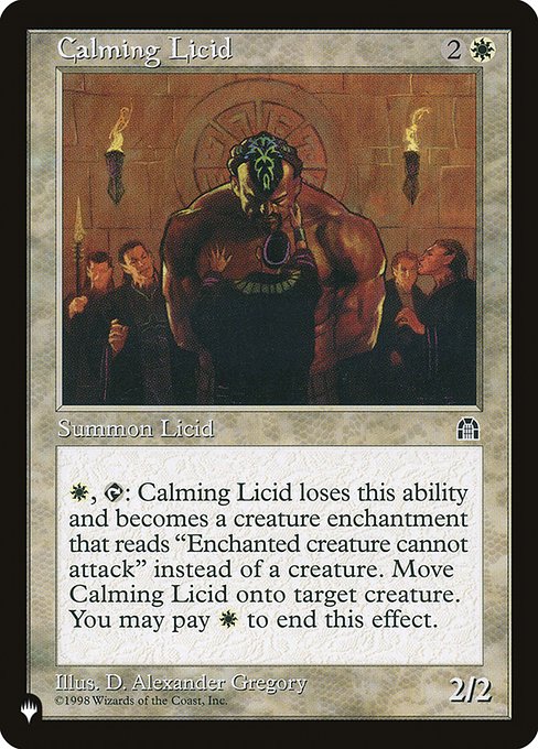 Calming Licid (The List) Near Mint