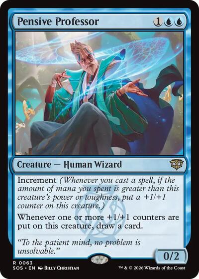 Pensive Professor (Secrets of Strixhaven) Near Mint