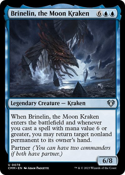 Brinelin, the Moon Kraken (Commander Masters) Near Mint Foil
