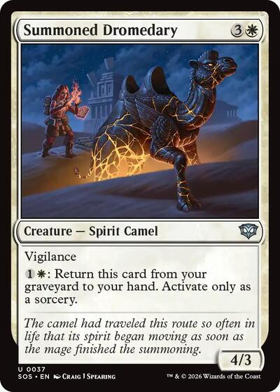 Summoned Dromedary (Secrets of Strixhaven) Near Mint Foil