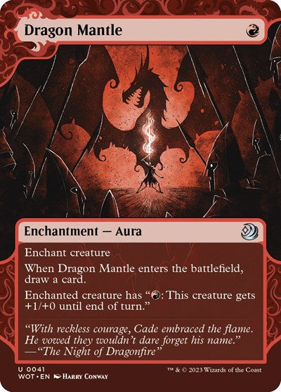 Dragon Mantle (Wilds of Eldraine: Enchanting Tales) Near Mint Foil