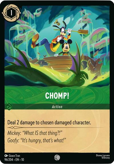 Chomp! (Whispers in the Well) Near Mint Cold Foil