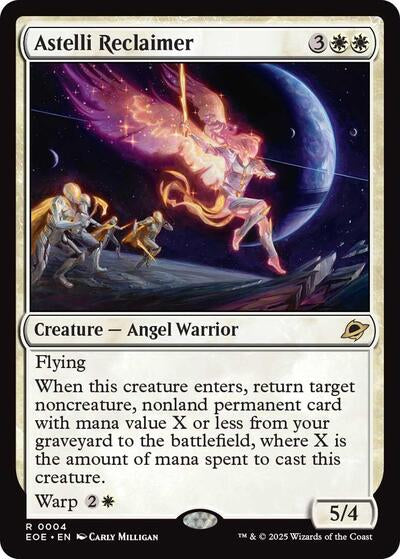 Astelli Reclaimer (Edge of Eternities) Light Play Foil