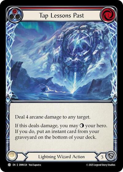 Tap Lessons Past (Red) (Omens of the Third Age) Near Mint Foil