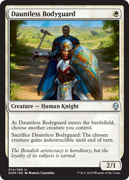 Dauntless Bodyguard (Dominaria) Near Mint