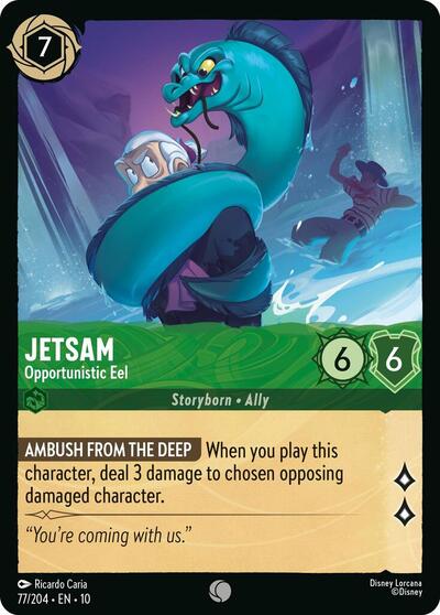 Jetsam - Opportunistic Eel (Whispers in the Well) Near Mint Cold Foil