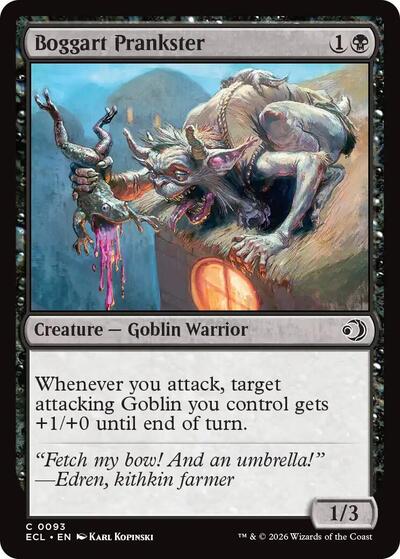 Boggart Prankster (Lorwyn Eclipsed) Near Mint Foil