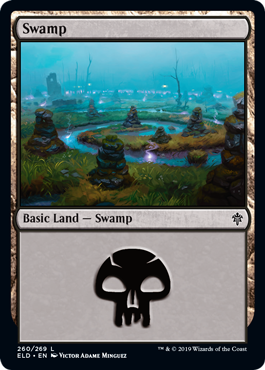 Swamp (260) (Throne of Eldraine) Near Mint