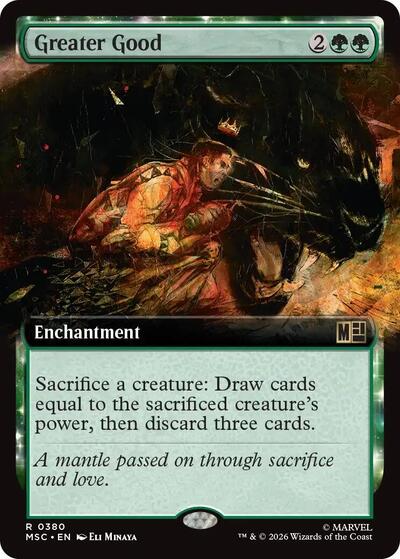 Greater Good (Extended Art) (Commander: Marvel Super Heroes) Near Mint