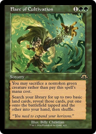 Flare of Cultivation (Retro Frame) (Modern Horizons 3) Near Mint Foil
