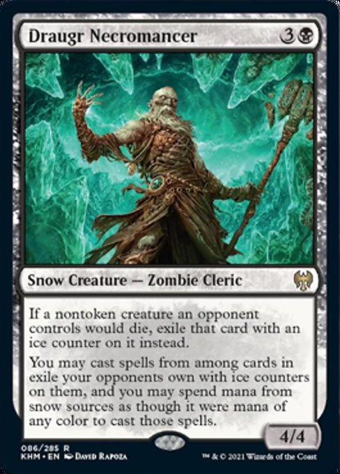 Draugr Necromancer (Kaldheim) Near Mint Foil