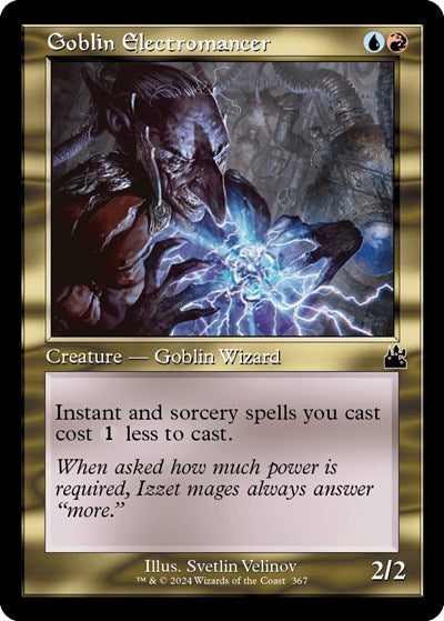 Goblin Electromancer (Retro Frame) (Ravnica Remastered) Near Mint Foil