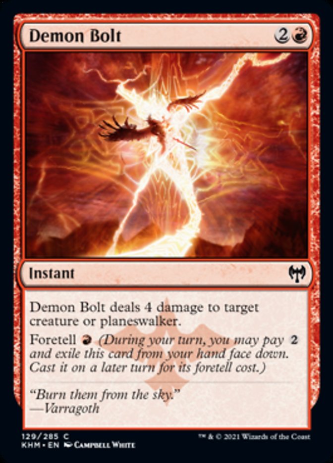 Demon Bolt (Kaldheim) Near Mint