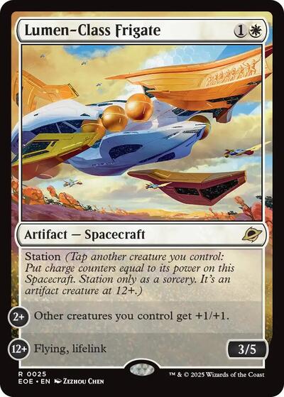 Lumen-Class Frigate (Edge of Eternities) Light Play Foil