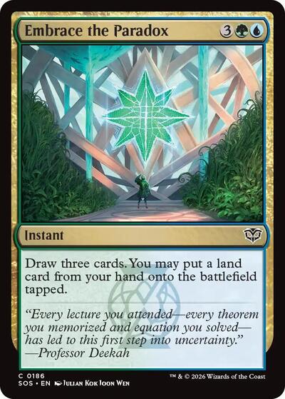 Embrace the Paradox (Secrets of Strixhaven) Near Mint Foil