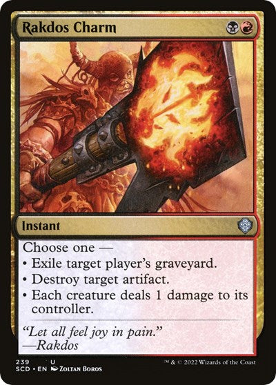 Rakdos Charm (Commander 2022 Starter Decks) Near Mint