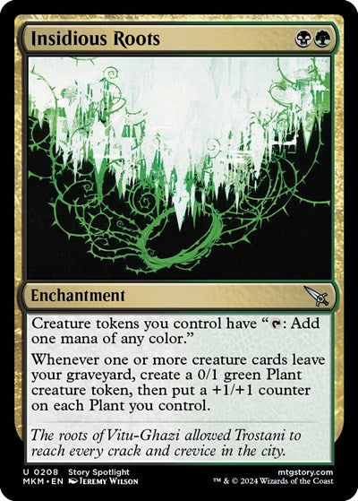 Insidious Roots (Murders at Karlov Manor) Near Mint Foil
