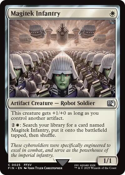 Magitek Infantry (Universes Beyond: FINAL FANTASY) Near Mint Foil