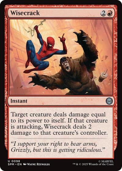 Wisecrack (Marvel's Spider-Man) Near Mint Foil