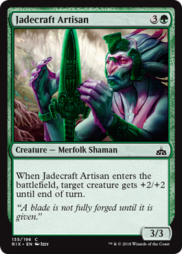 Jadecraft Artisan (Rivals of Ixalan) Near Mint Foil