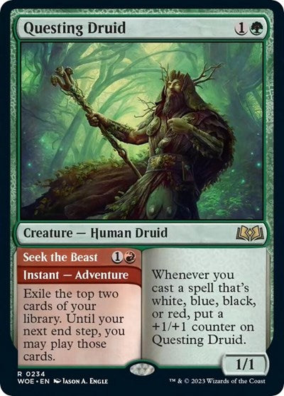 Questing Druid (Wilds of Eldraine) Near Mint