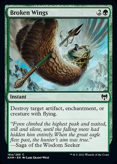 Broken Wings (Kaldheim) Near Mint Foil