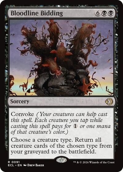 Bloodline Bidding (Lorwyn Eclipsed) Near Mint
