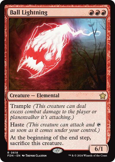 Ball Lightning (Foundations) Near Mint