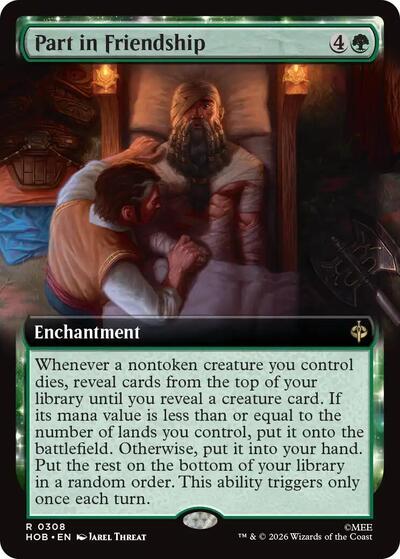 Part in Friendship (Extended Art) (The Hobbit) Near Mint Foil