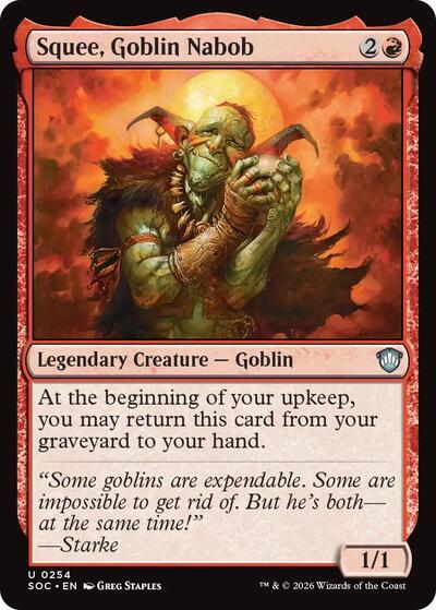 Squee, Goblin Nabob (Commander: Secrets of Strixhaven) Near Mint
