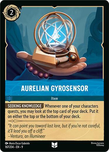 Aurelian Gyrosensor (Fabled) Near Mint Cold Foil