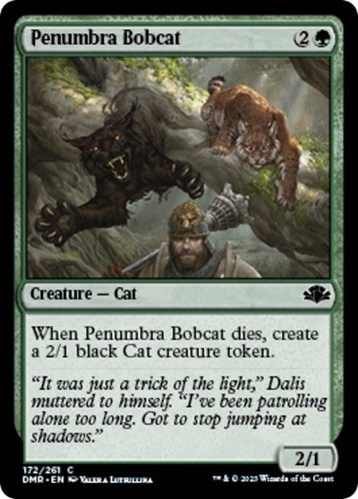 Penumbra Bobcat (Dominaria Remastered) Near Mint