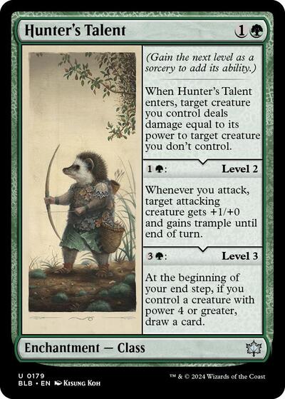 Hunter's Talent (Bloomburrow) Near Mint Foil