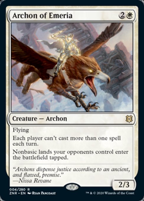 Archon of Emeria (Zendikar Rising) Near Mint