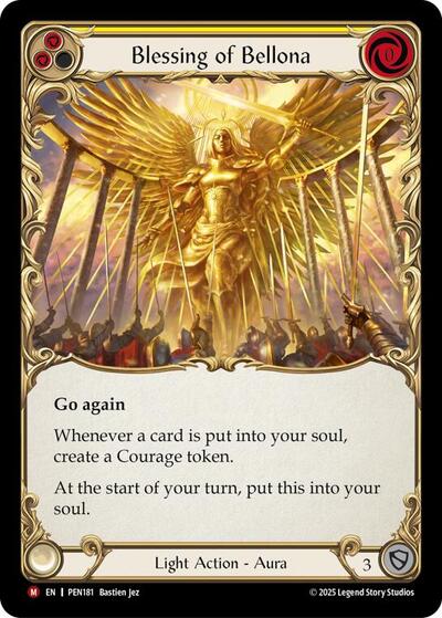Blessing Of Bellona (Yellow) (Compendium of Rathe) Near Mint Cold Foil