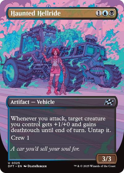 Haunted Hellride (Borderless) (Aetherdrift) Near Mint