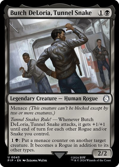 Butch DeLoria, Tunnel Snake (Universes Beyond: Fallout) Near Mint