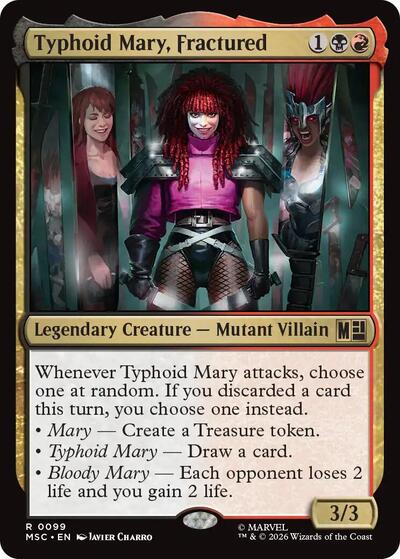 Typhoid Mary, Fractured (Commander: Marvel Super Heroes) Near Mint