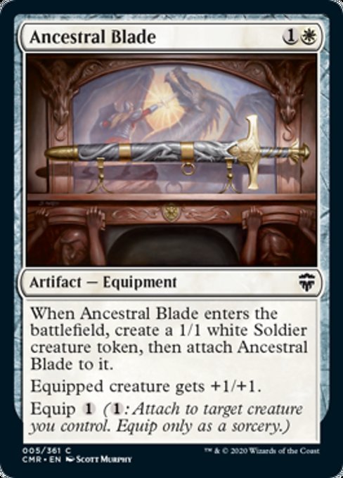 Ancestral Blade (Commander Legends) Near Mint Foil