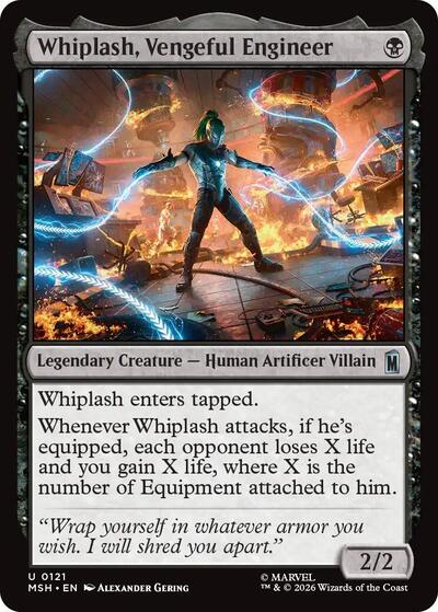 Whiplash, Vengeful Engineer (Marvel Super Heroes) Near Mint
