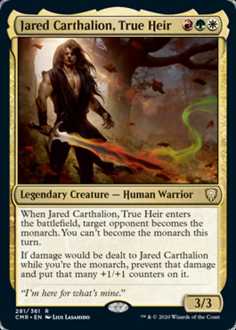 Jared Carthalion, True Heir (Commander Legends) Near Mint Foil