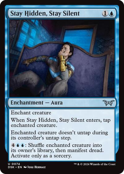 Stay Hidden, Stay Silent (0074) (Duskmourn: House of Horror) Near Mint